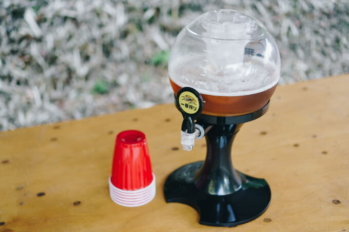生ビールとレモンハイのカップおよびサーバー販売はじめました【淡路島バーベキュー情報】