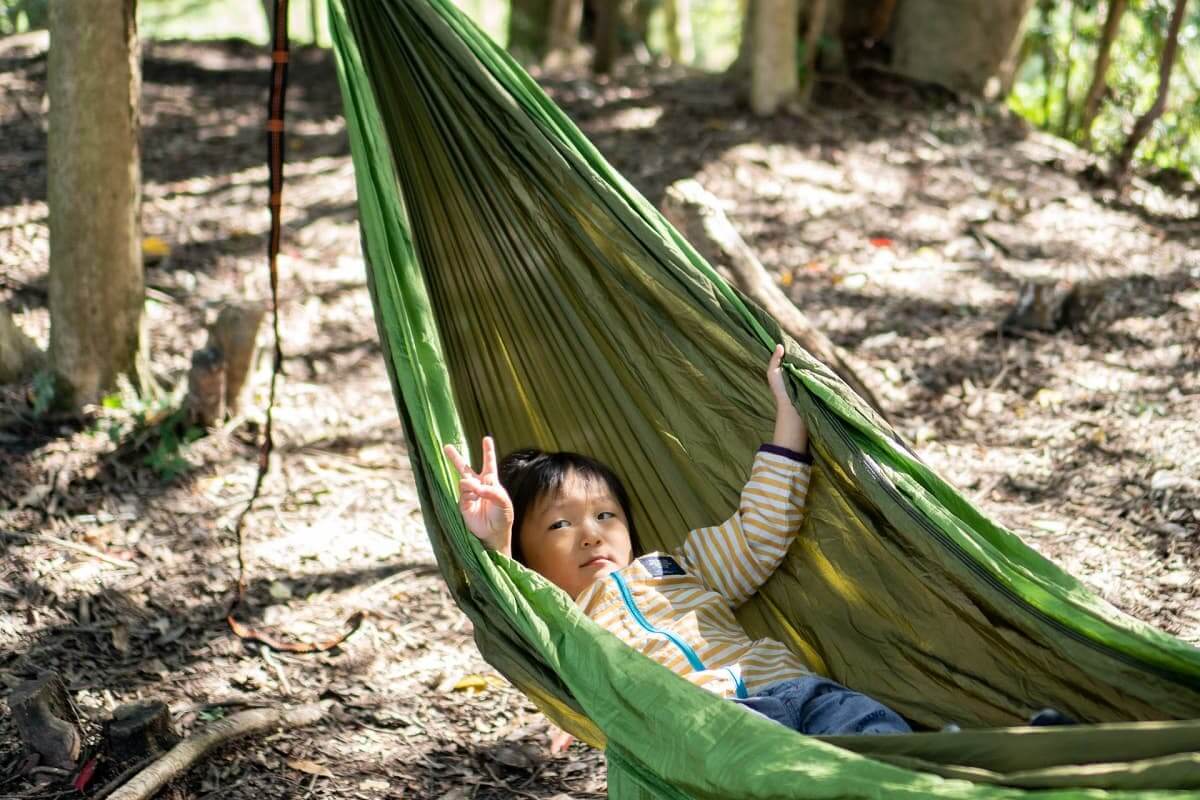 ハンモックの森の過ごし方 淡路島マンモス